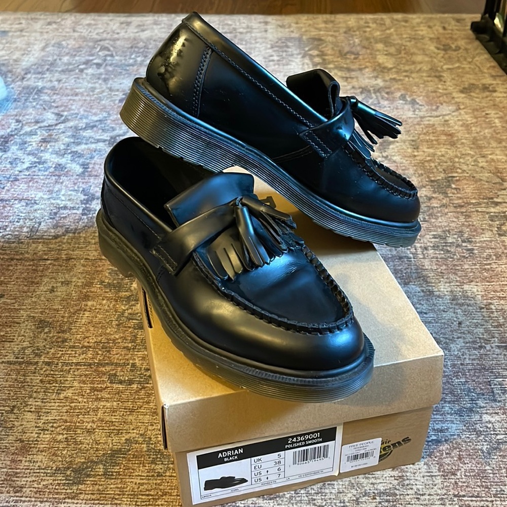 Dr. Martins Free People Adrian loafers. Worn once!